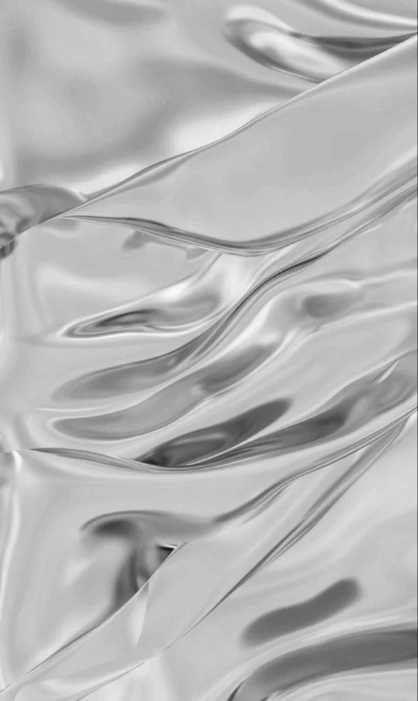 Crumpled Silver Foil Texture
