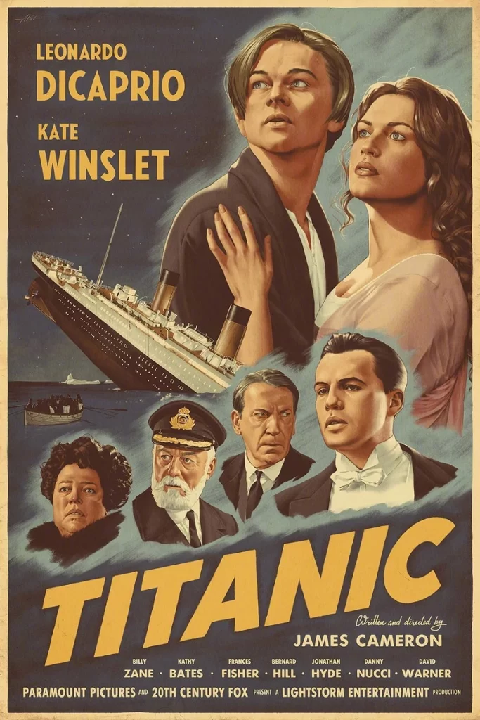 Titanic Cast Ensemble Poster View