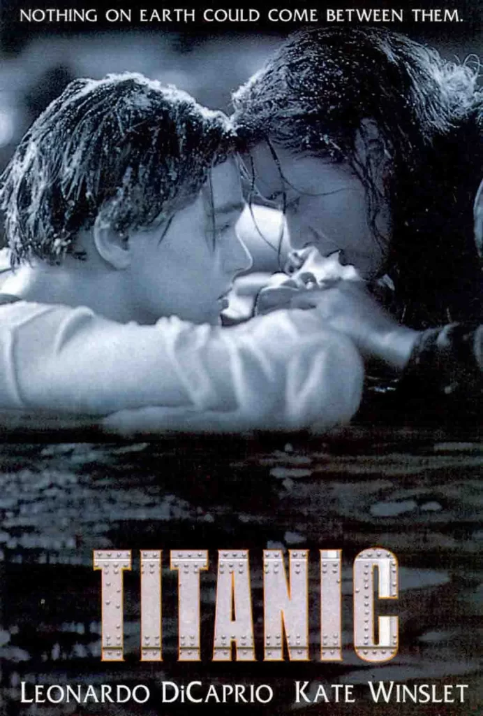 Titanic Movie Poster Blue Night Credit View