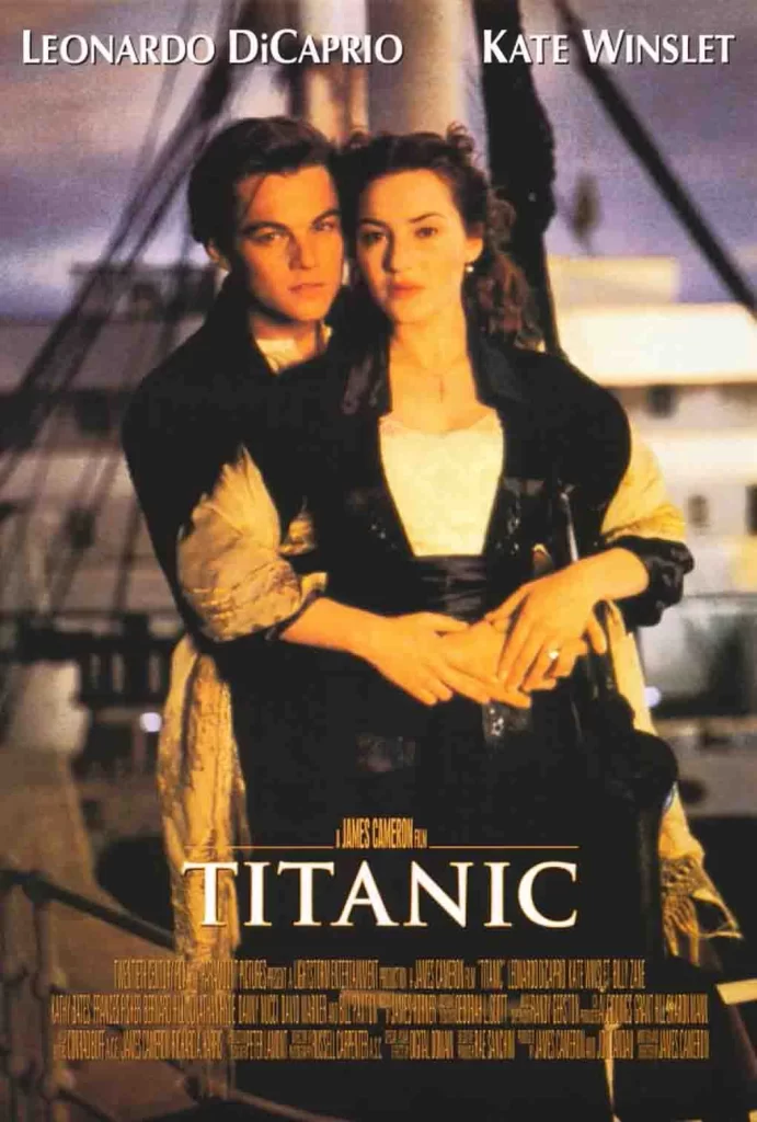 Titanic Movie Poster Dark Amber Glow View