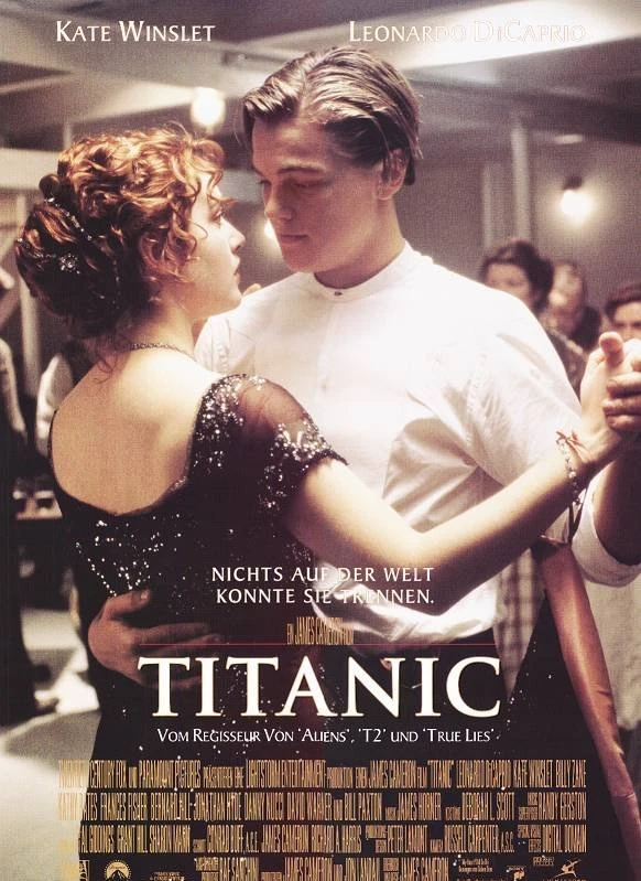 Titanic Movie Poster Sepia Fade View