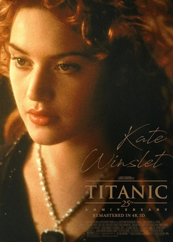 Titanic Rose Portrait Poster View