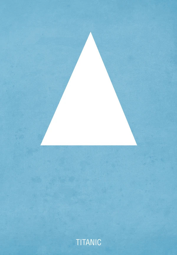 Titanic Triangle Design Poster View
