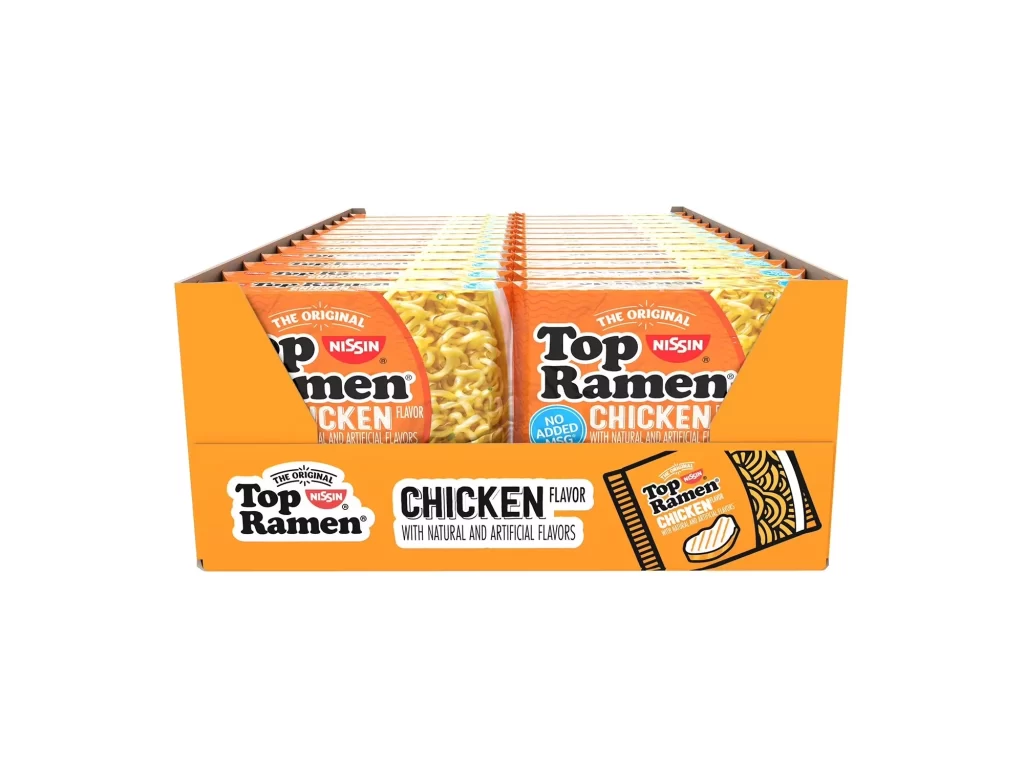 Top Ramen Instant Noodle Box
