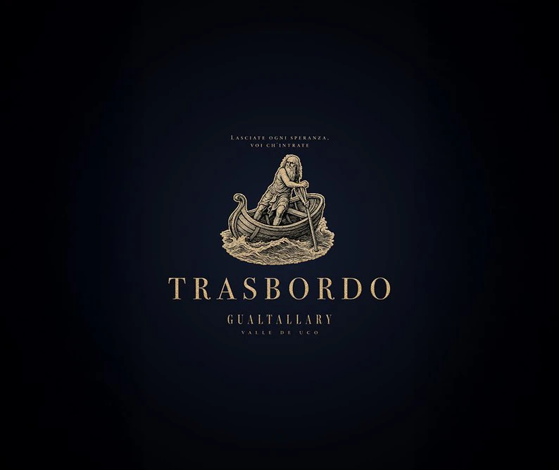 Trasbordo Vintage Label Logo