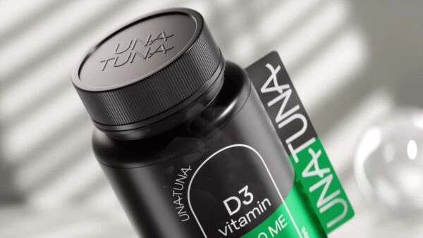 Unatuna D3 vitamin Bottle