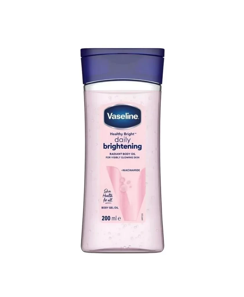 Vaseline Body Gel Oil Bottle