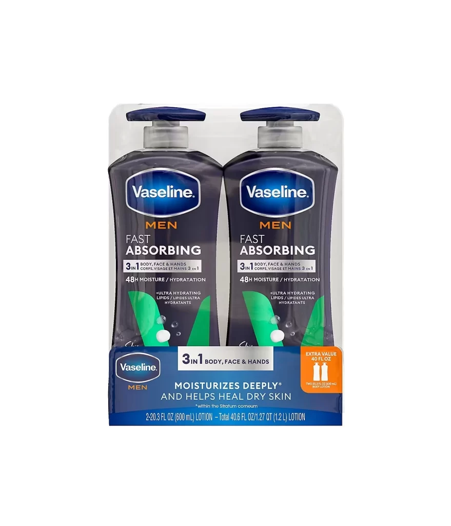 Vaseline Body Lotion Bottle Closeup