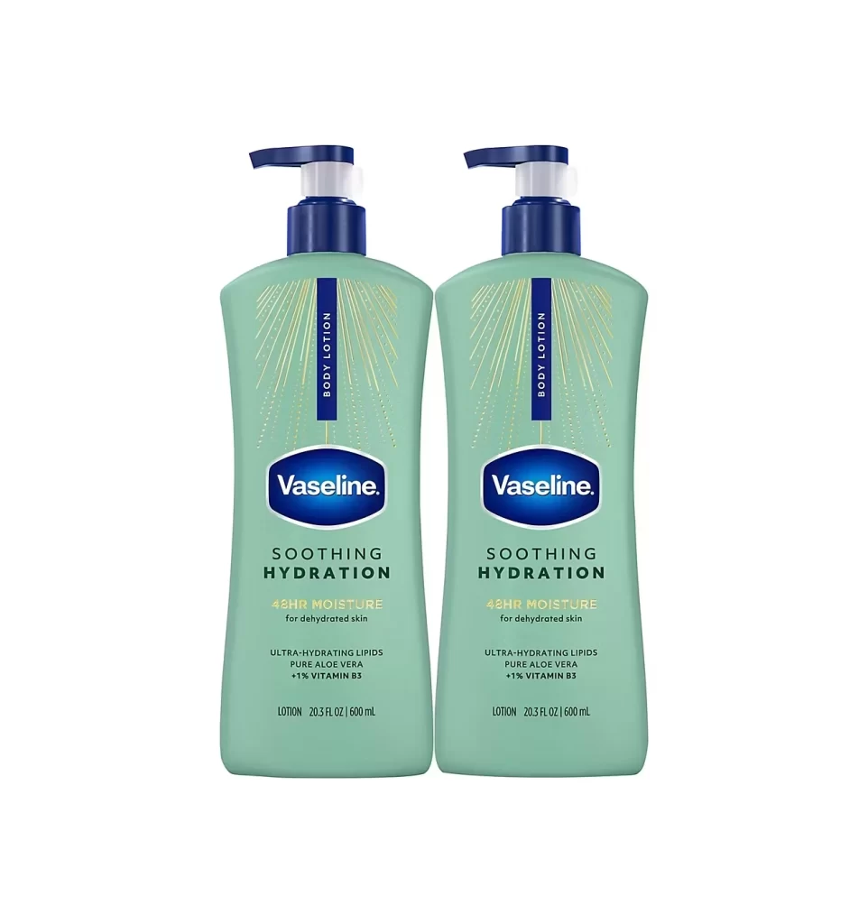 Vaseline Body Lotion Bottle Studio Shot