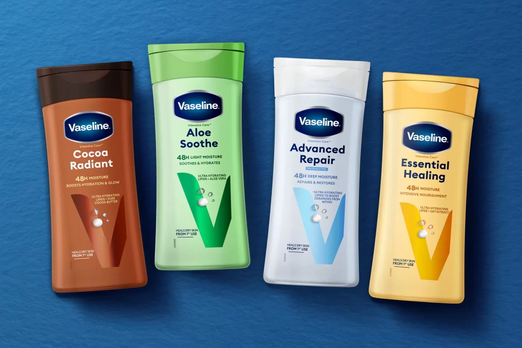 Vaseline Body Lotion Bottle View