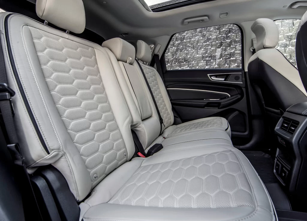 Vehicle Back Seat Leather Interior