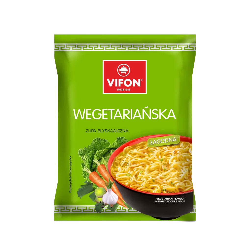 Vifon Instant Noodle Soup Pouch Closeup