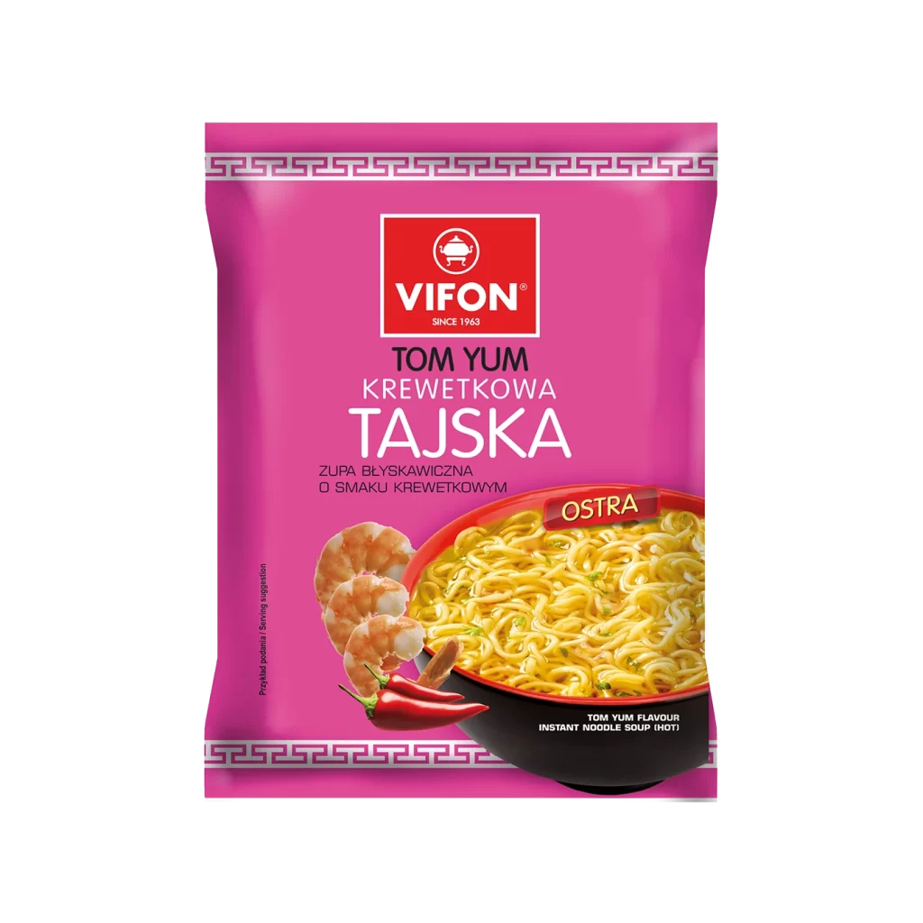 Vifon Instant Noodle Soup Pouch Design