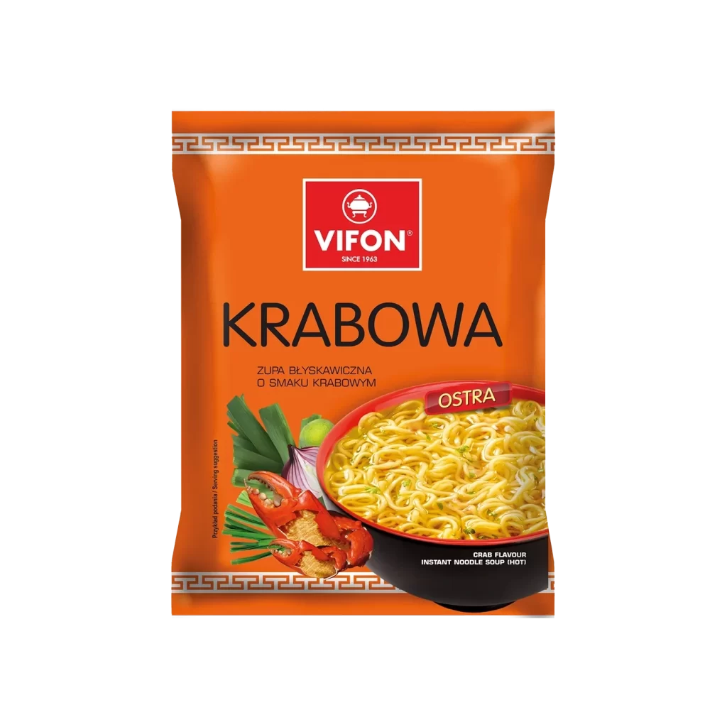Vifon Instant Noodle Soup Pouch View