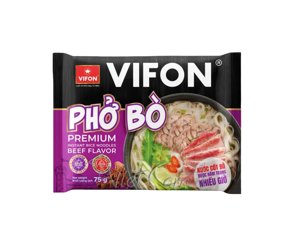 Vifon Instant Rice Noodle Pouch View