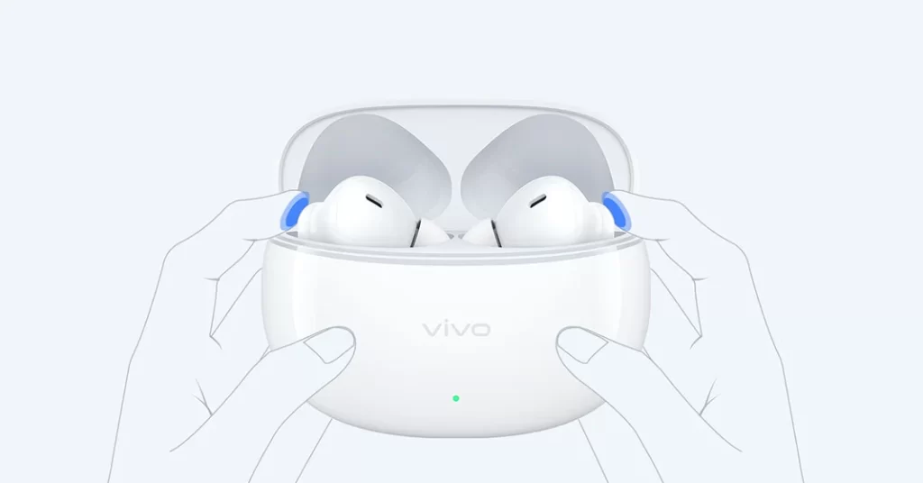 Vivo Earbuds White Charging Case