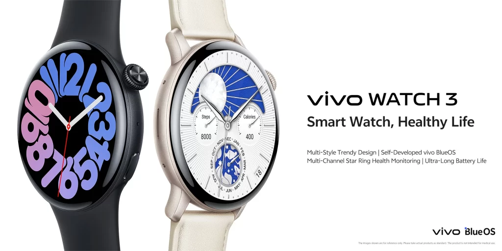 Vivo Smartwatch Steps Calories x2 UI