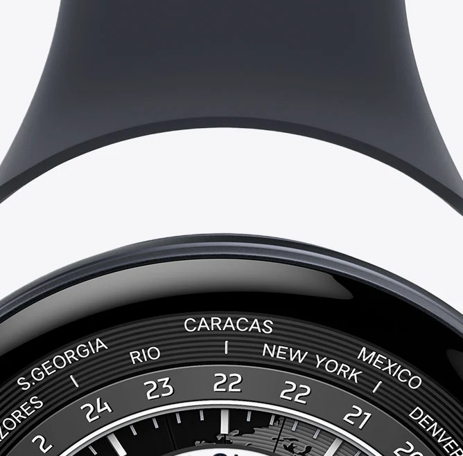 Vivo Smartwatch World Time Cities Screen UI