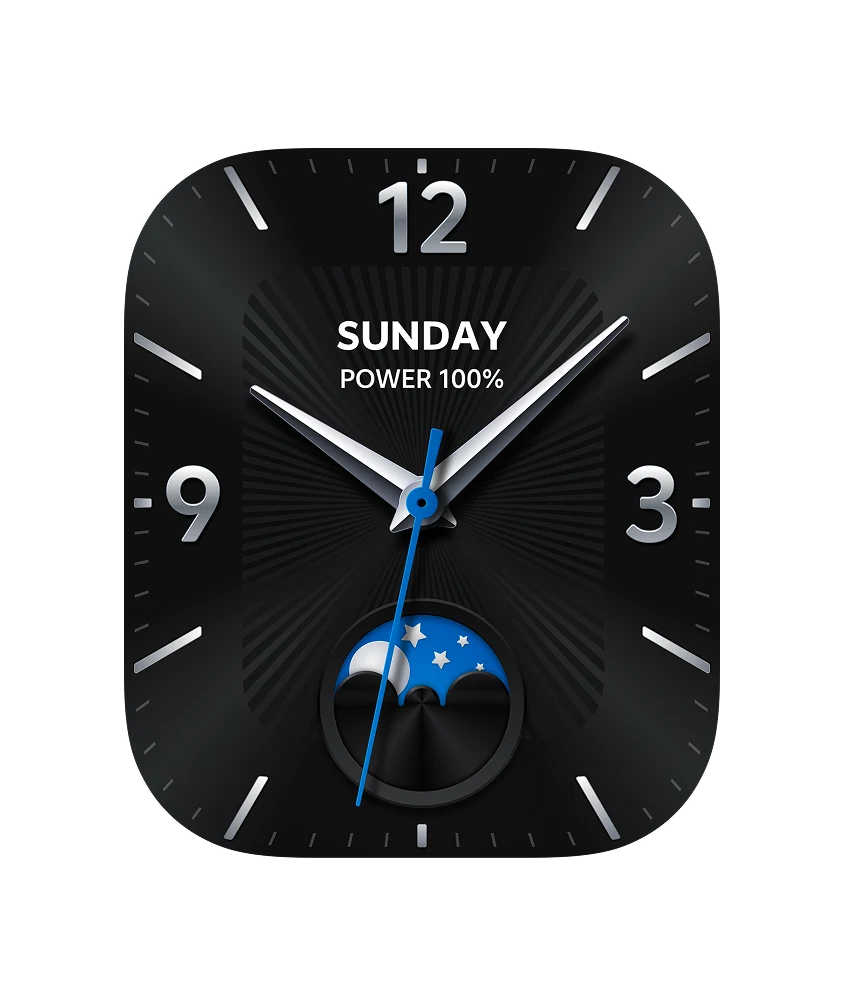 Vivo Smartwatch Analog Watch Face UI