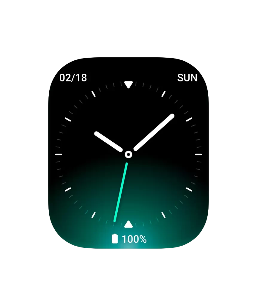 Vivo Smartwatch Battery Clock Face UI