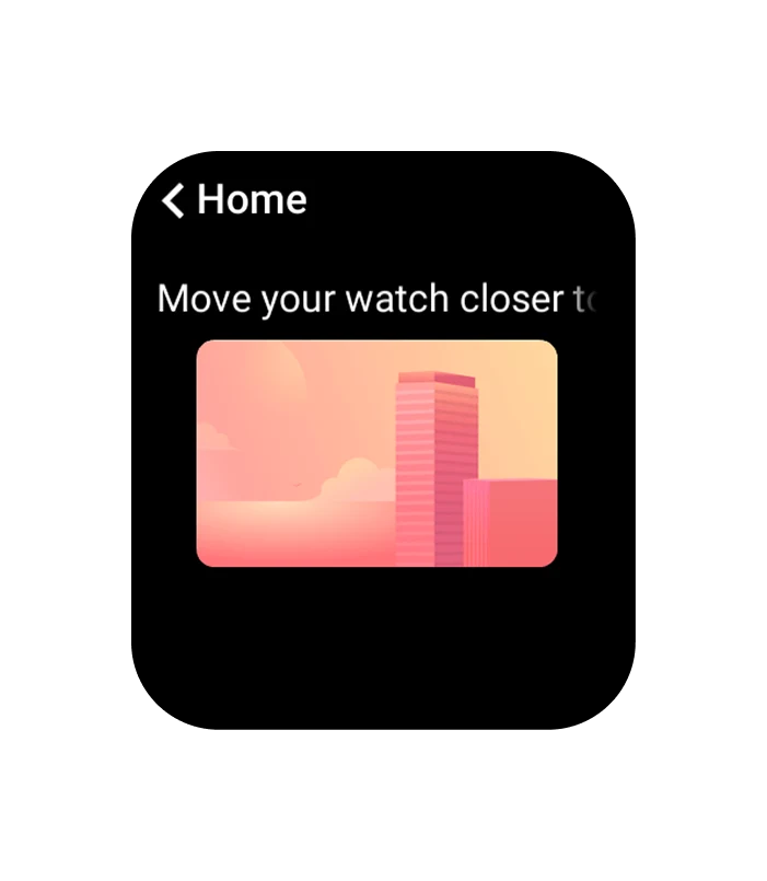 Vivo Smartwatch Pairing Screen UI