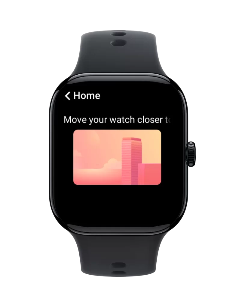 Vivo Smartwatch Pairing Screen UI