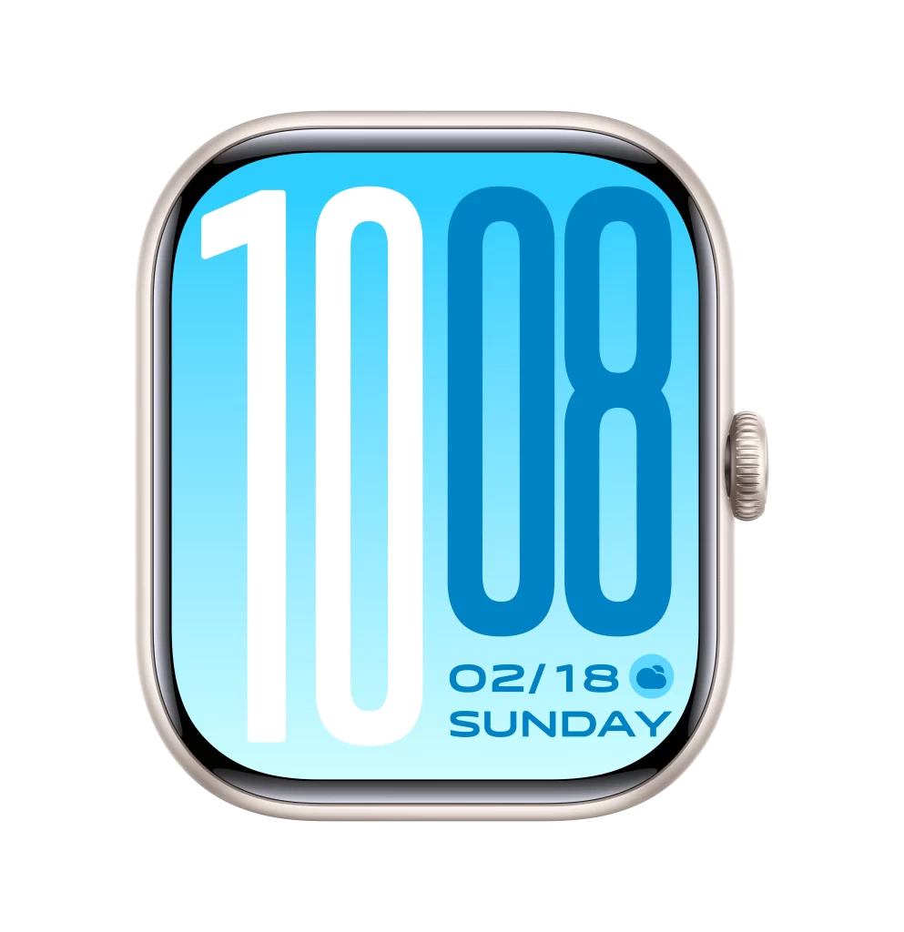 Vivo Smartwatch Digital Clock Face Silver