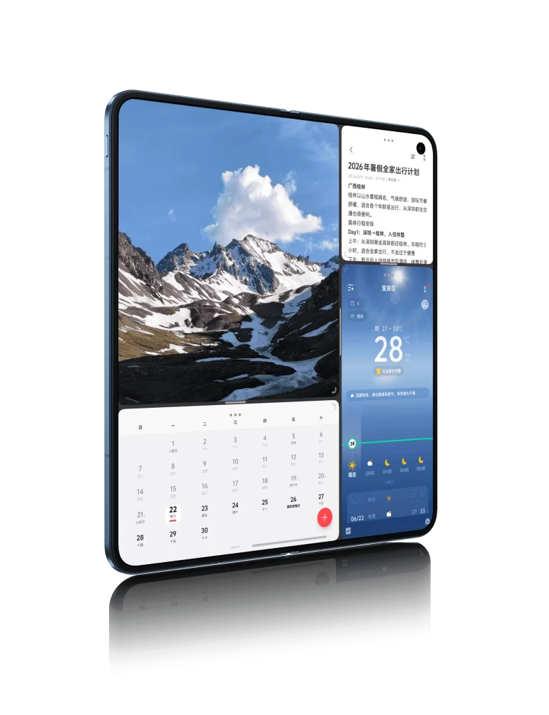 Vivo Tablet Travel Plan Screen UI