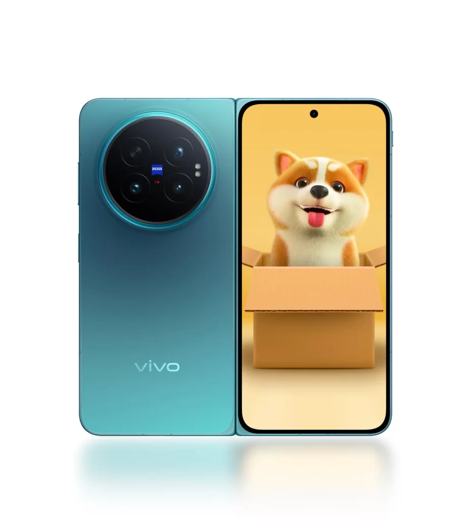 Vivo Phone Teal Dog Wallpaper Screen