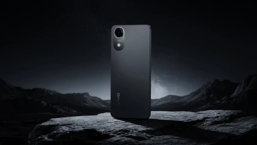 Vivo Phone Black Mountain Scene