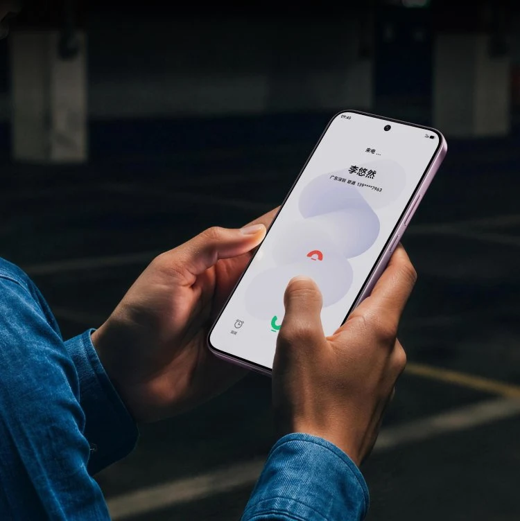 Vivo Phone Incoming Call Screen Hands