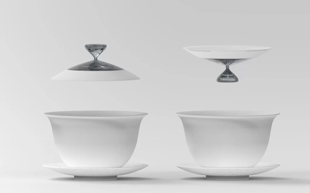 White 3D Ethereal Gradient Background