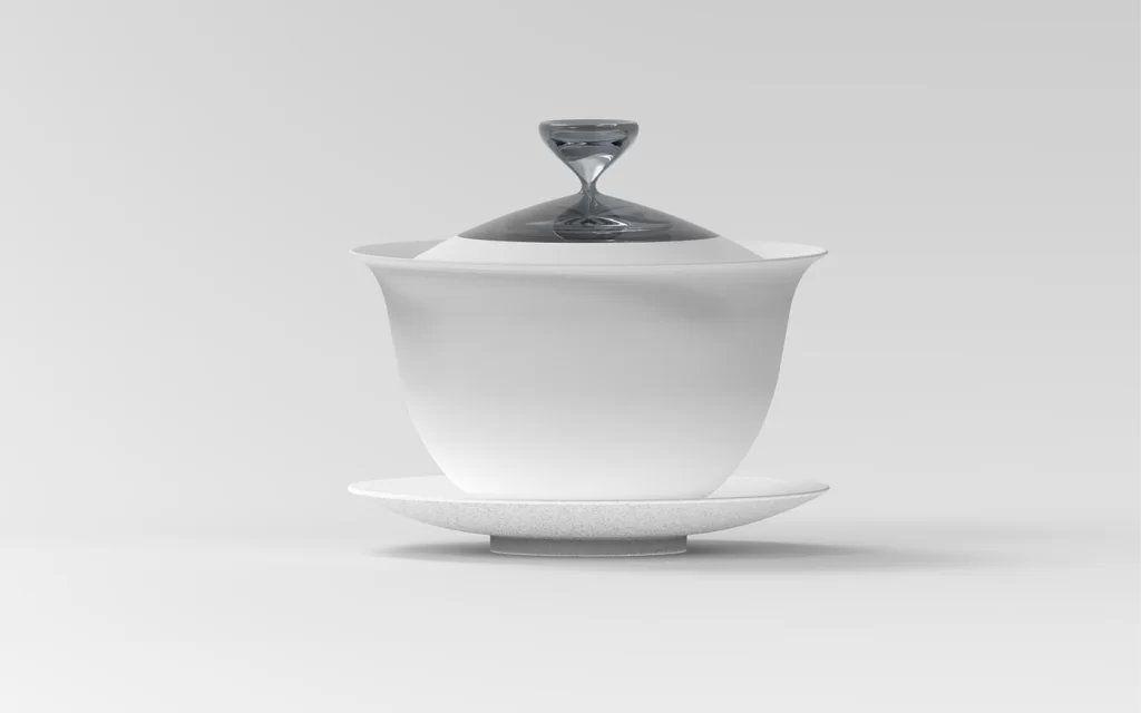 White 3D Layered Gradient Background