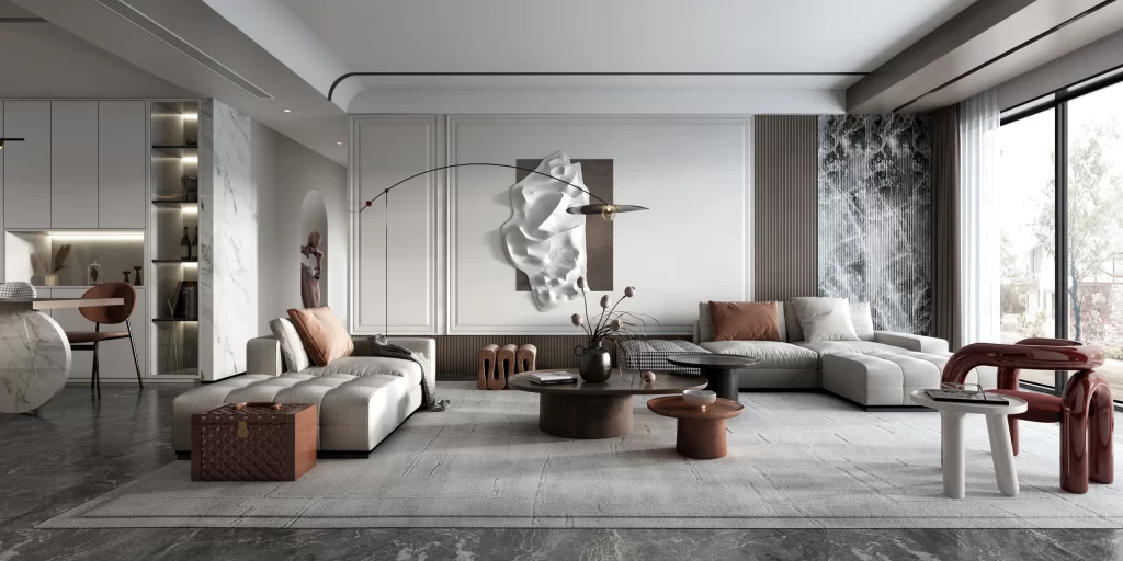 Gray Marble Background