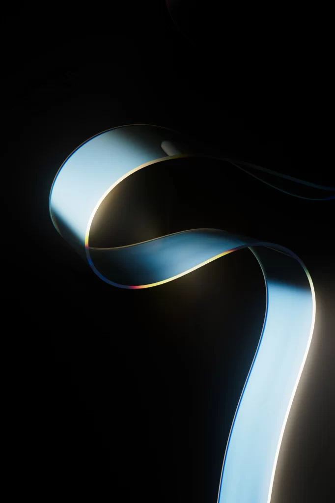 White Abstract Layered Gradient Background