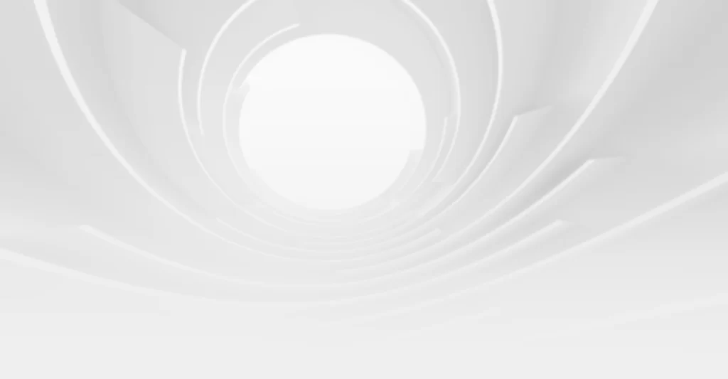 White Circle 3D Background