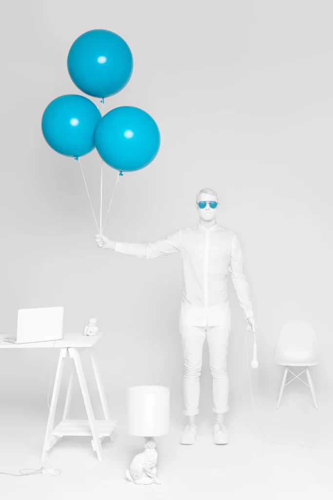 White Ethereal 3D Background
