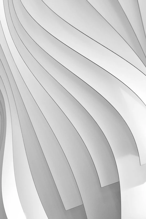 White Gradient Geometric Background