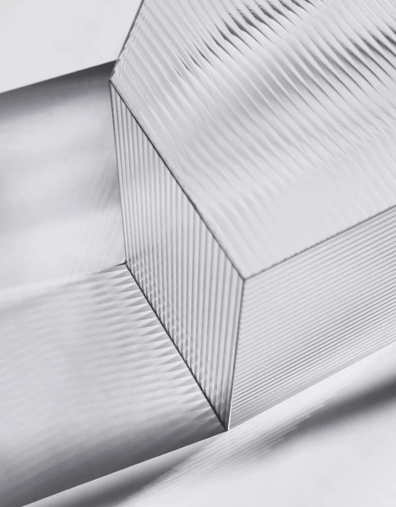White Grid 3D Background