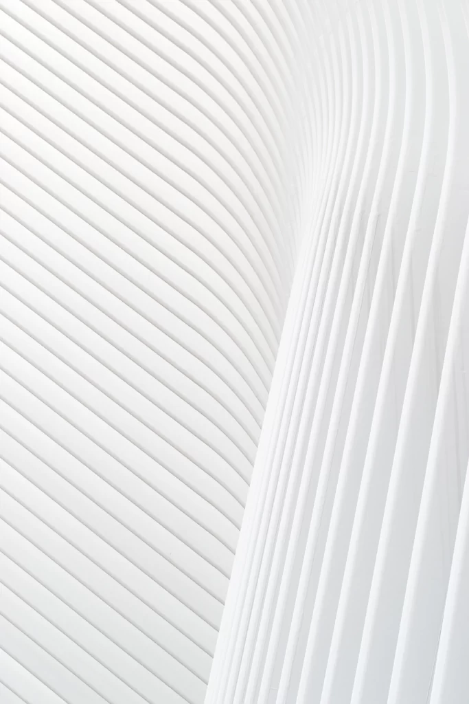 White Line Geometric Background