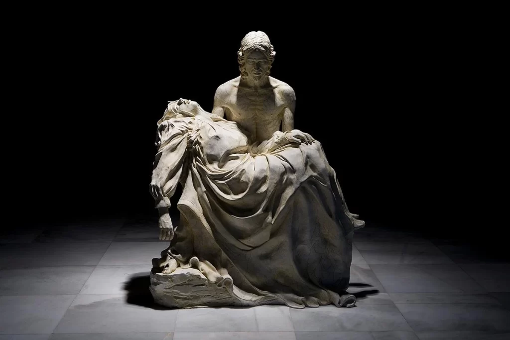 Cream Marble Statue