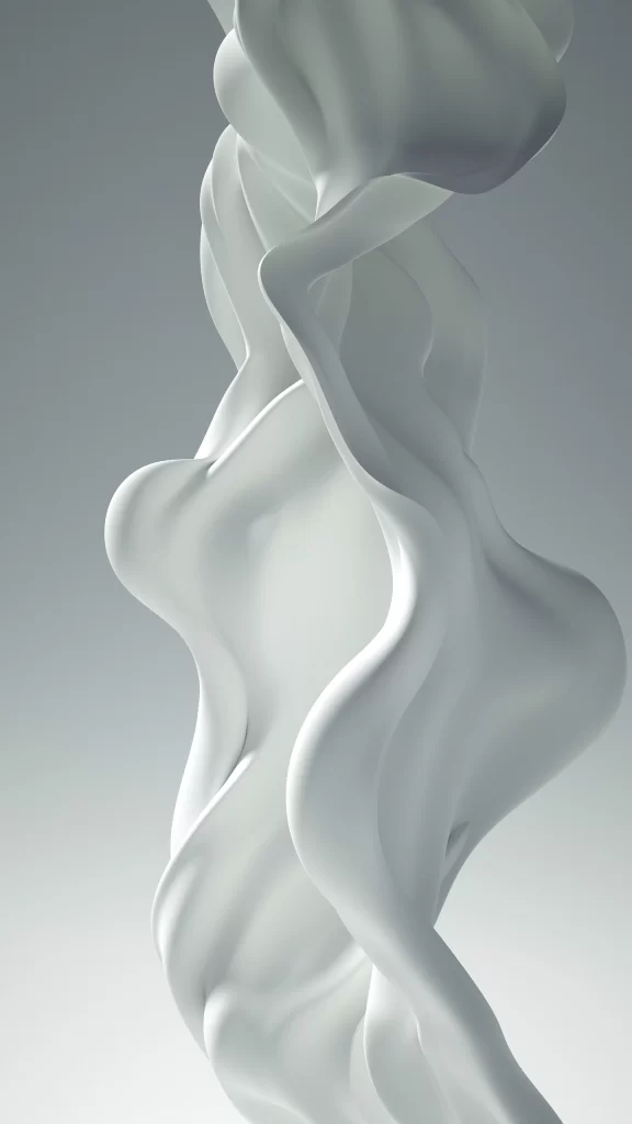 White Moody 3D Background
