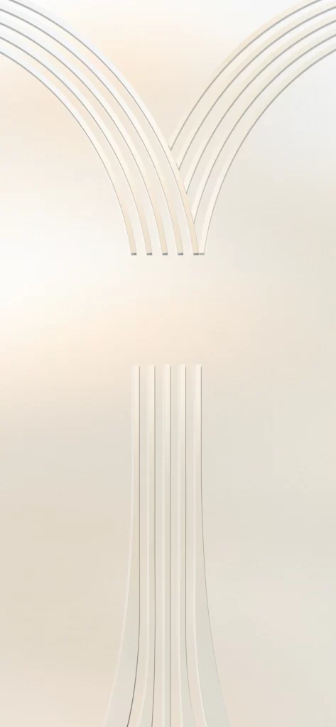 White Flow Line Geometric Background