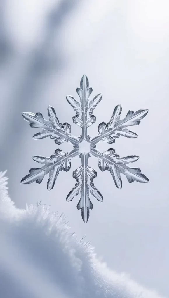 White Snow Nature Background