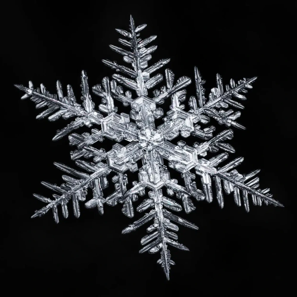Black Snow Background
