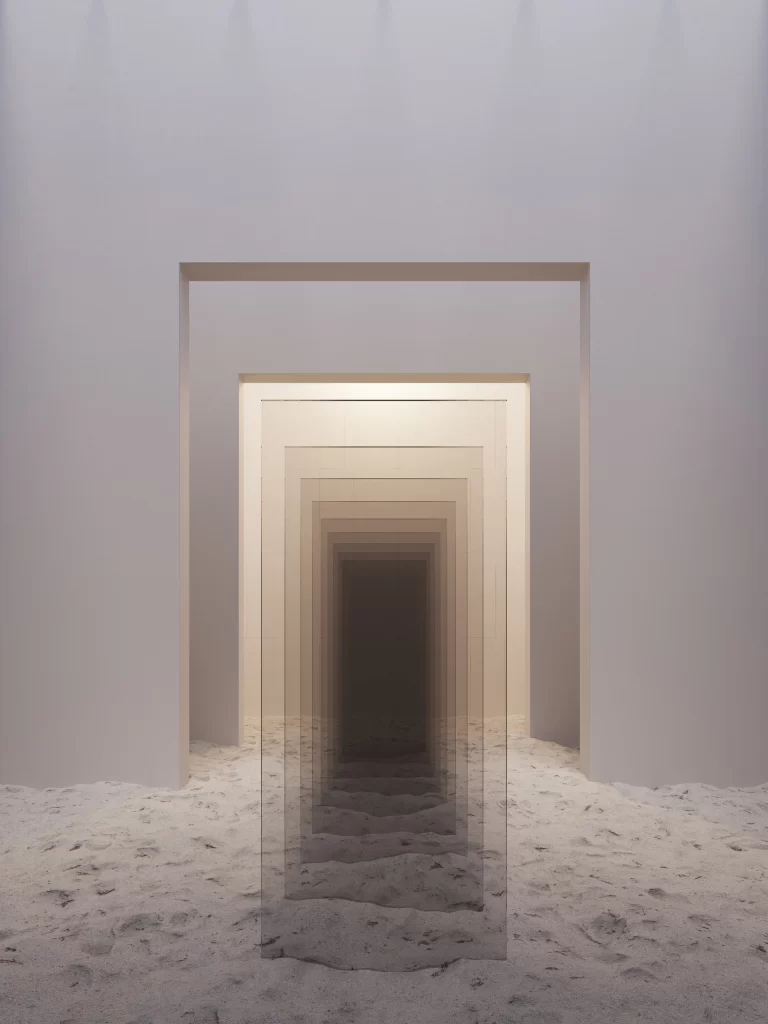 White Vivid 3D Background