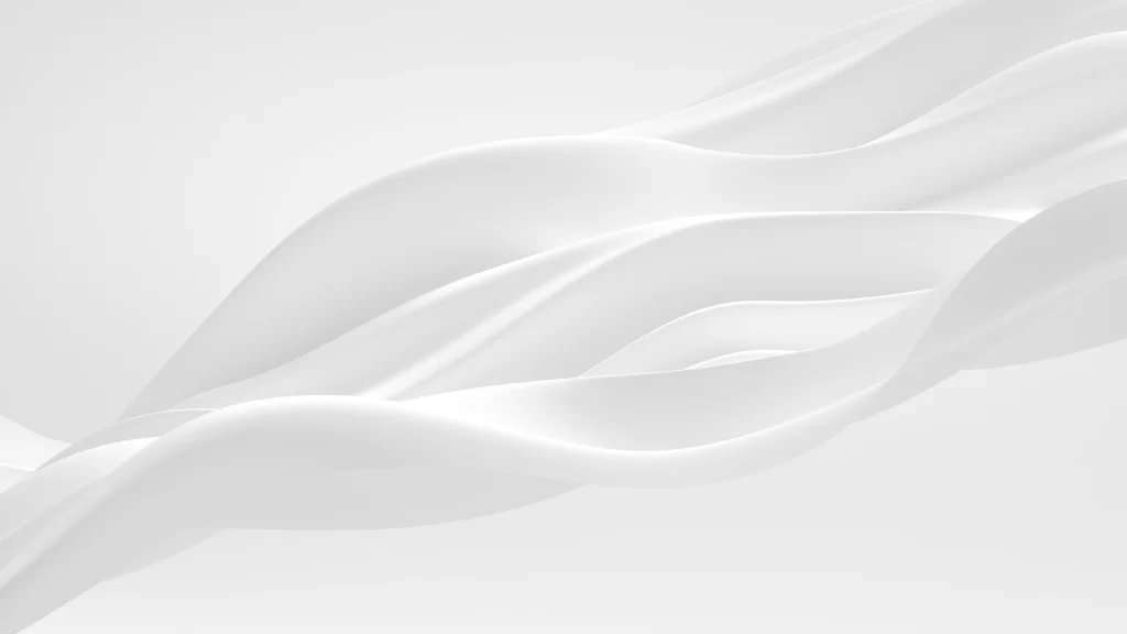 White Wave 3D Background