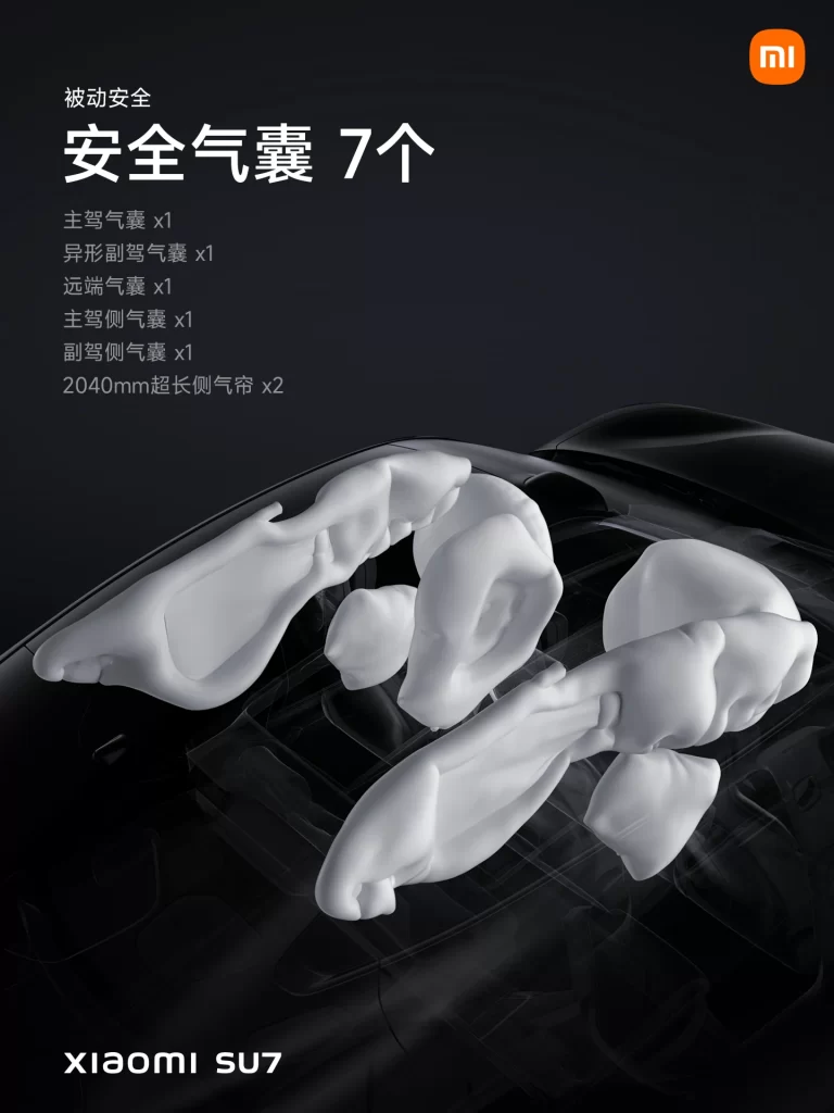 Xiaomi SU7 Airbags Advertisement
