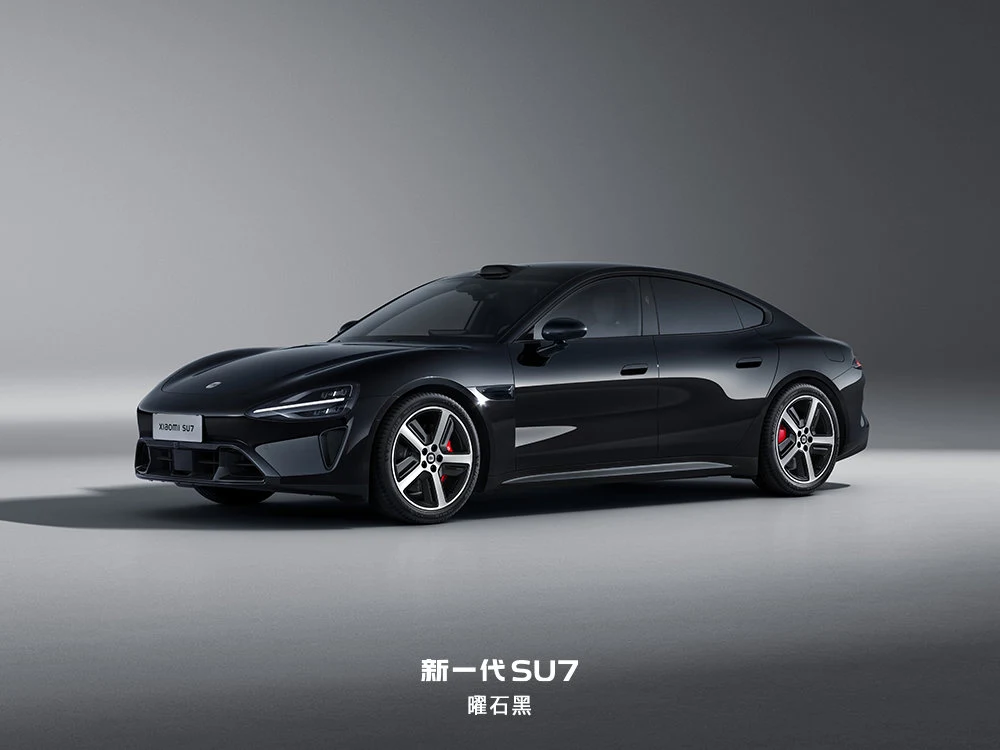 Xiaomi SU7 Black Side Advertisement