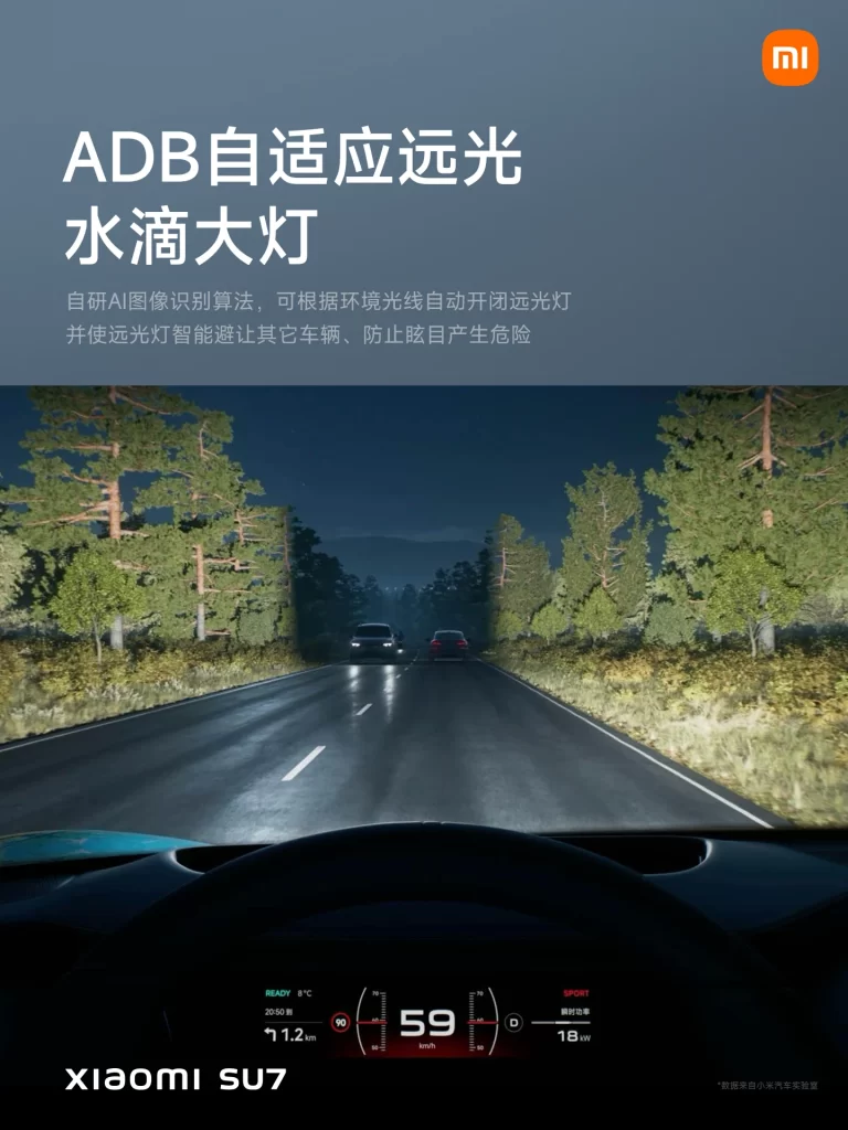 Xiaomi SU7 Night Drive Advertisement